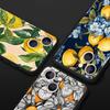 Summer Fresh Fruit Lemon Print Phone Case Cover for iPhone 17 16 15 14 13 12 Pro Max 11 Pro Max 17 AIR Plus Shockproof Soft TPU