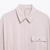 Spring 2025 Women's Slim Fit Drawstring Waist Workwear Shirt