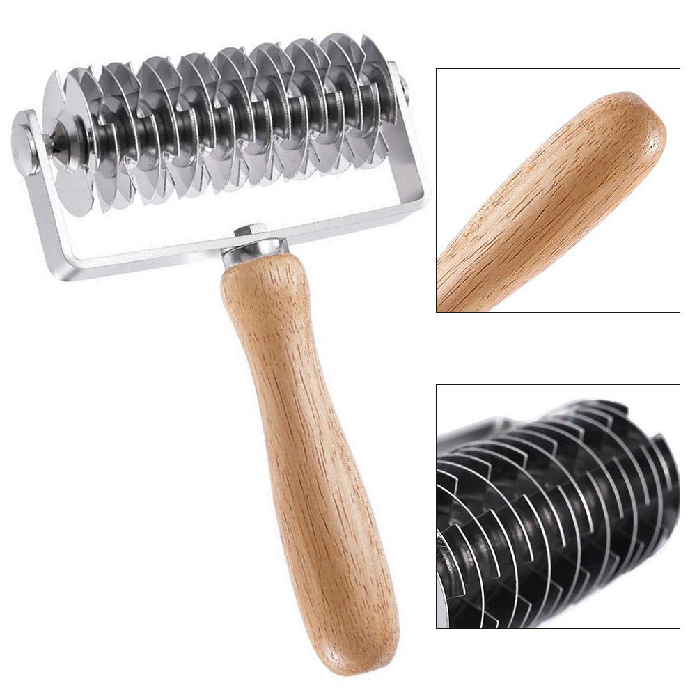 Gitter-Rollschneider Teiggitter-Roller Hausbacken Professionelles Backen Vielseitiges Backwerkzeug Erzeugt Schönes Gittermuster