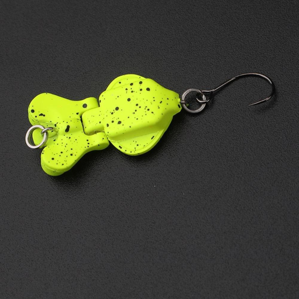 1Pcs Two sections 3D Fishing Lure 2g 2.9cm/6g 4.2cm Artificial Bait Durable Hard Squid Bait  Fishing