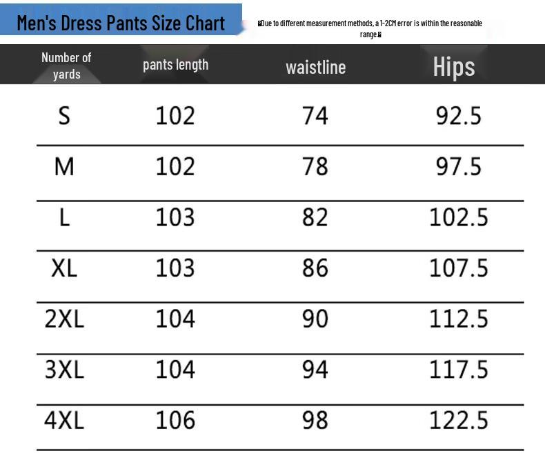 Tluoman Unisex Wrinkle-Resistant Business Suit Pants