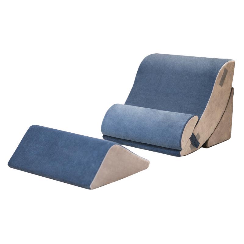 Großes Rückenlehnen-Kopfteilkissen - Weiches Lendenstützkissen für Bett oder Sofa, Ideal für Schwangere & ältere Menschen