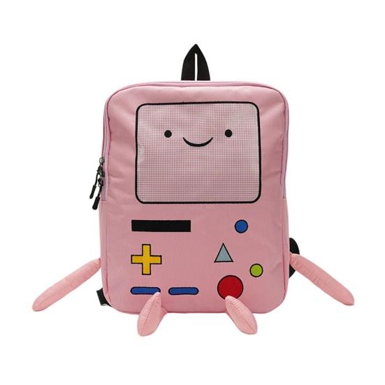 

Retro Game Console Backpack Nostalgic Cute Backpack with Limbs Lightweight School Bag for Kids Teens School Travel Daily Use розовый
