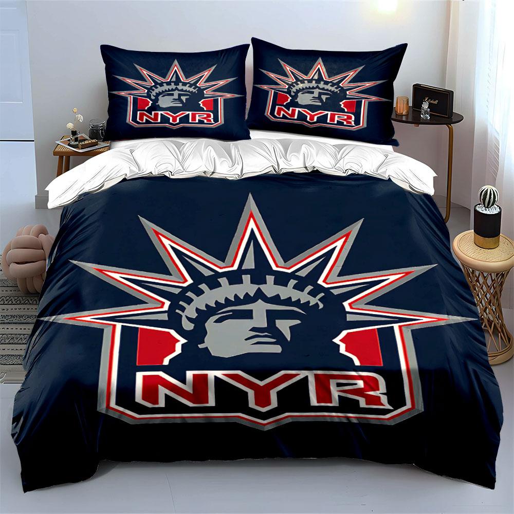 "Statue Logo NYR Bedding Set" Bedding Duvet Cover Set Duvet Cover Pillowcases (1 * Duvet Cover 2 * Pillowcases, without duvet insert)