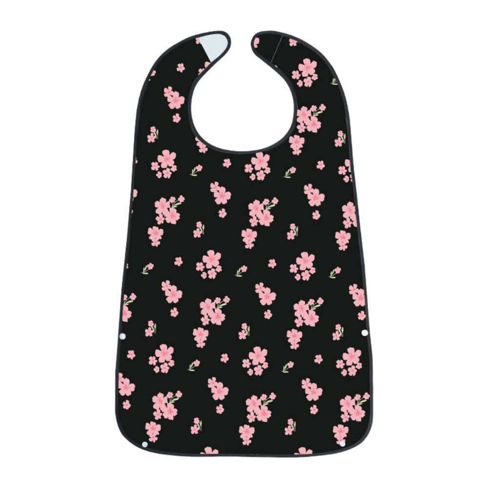with Crumb Catcher Senior Citizens Feeding Bibs Large Clothing Protector for Elderly Women