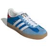 Adidas Gazelle Indoor Olympic Pack - Blaue Unisex-Sneakers Hellblau Wolkenweiß Gummi IF9643