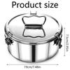 Flan Pan Mold Round Cake Baking Flan Maker 1.5QT Flan Mold Set Stainless Steel Cheesecake Pans for Chocolate Kitchen Supplies