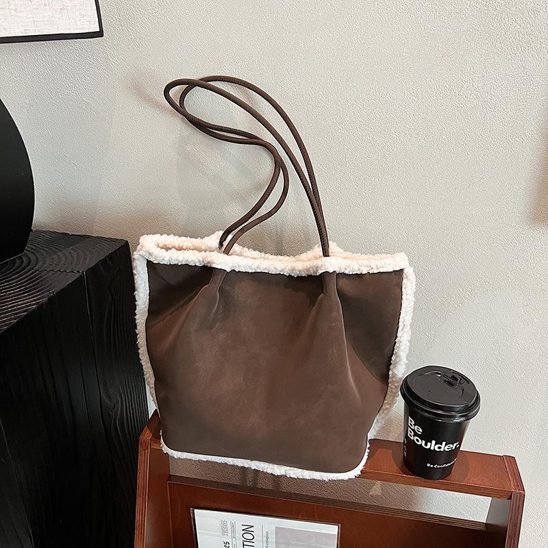 Bolso de Mujer de Moda de Gran Capacidad, Bolso de Hombro Único Casual y Versátil para el Trayecto Diario