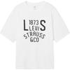 Levis Comfortable Letter And Number Print Knit Casual Round Neck Short Sleeve T-Shirt Men T-Shirts 003QV-0001