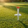 Adjustable Golf Tee Consistent with Support Plate Reusable for Golfers, Beginners, Driving
