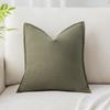 New Cotton and Linen Pillows Living Room Sofa Pillow Solid Color Linen Pillow Office Seat Waist Cushion