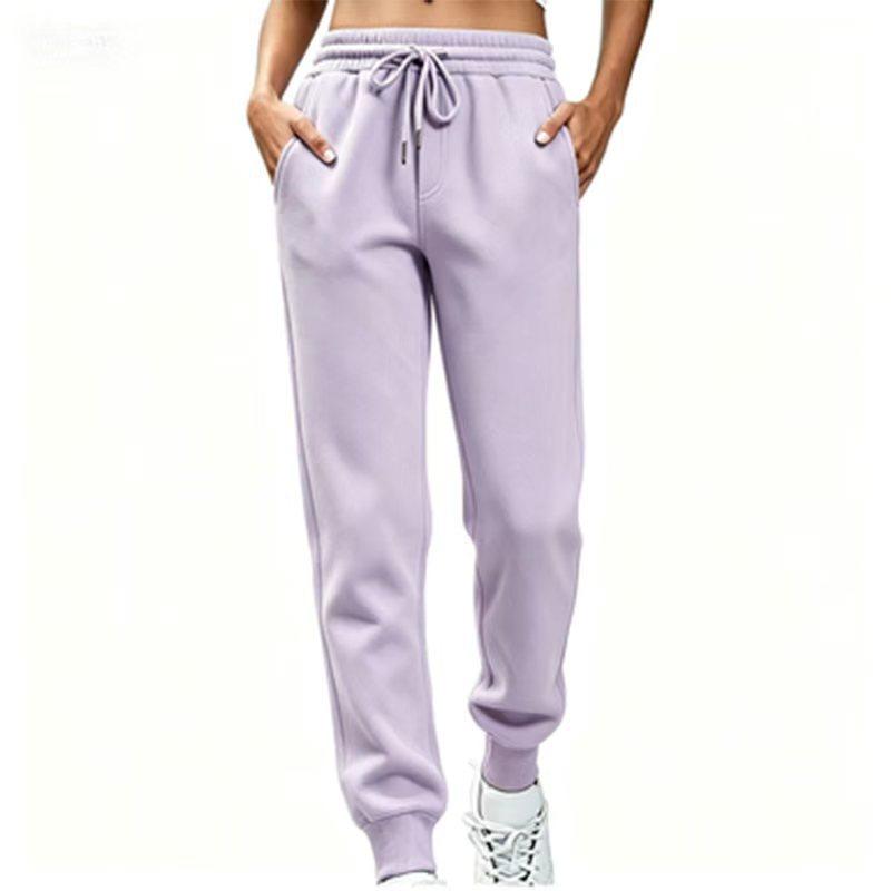 Women's Mid Rise Drawstring Joggers Slim Fit Sweatpants Casual Sports Pants