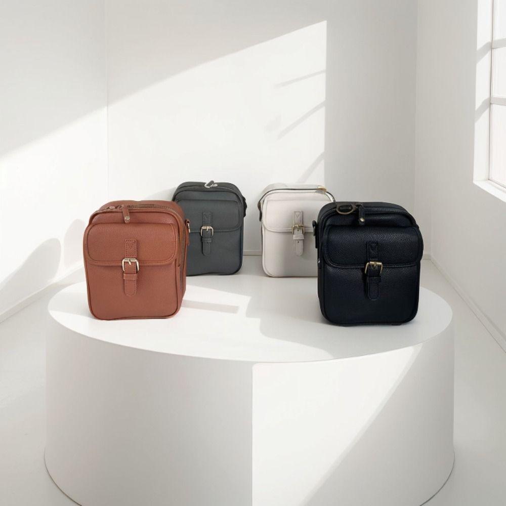 With Adjustable Removable Strap Crossbody Leather  Bag Large Capacity Phone Handbag  Gifts