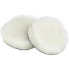3PCS Wool Buffing Pads, 3 Inch Polishing Pad Car Buffing Pads Wool Polishing Buffing Pad Hook and Loop for Car Buffer Polisher Attachment