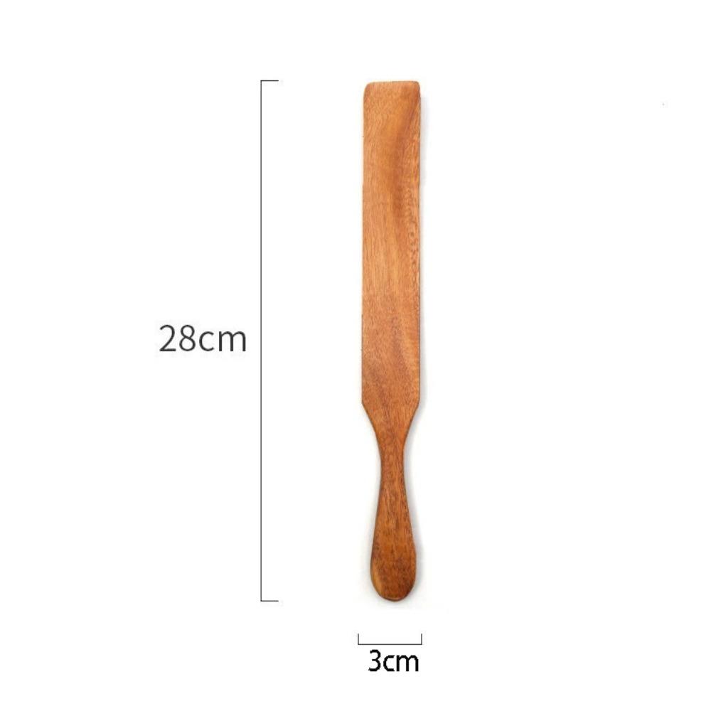 Teak Wood Colander Spoon Heat Resistant Teak Tableware Spatula Spoon For Nonstick Cookware D