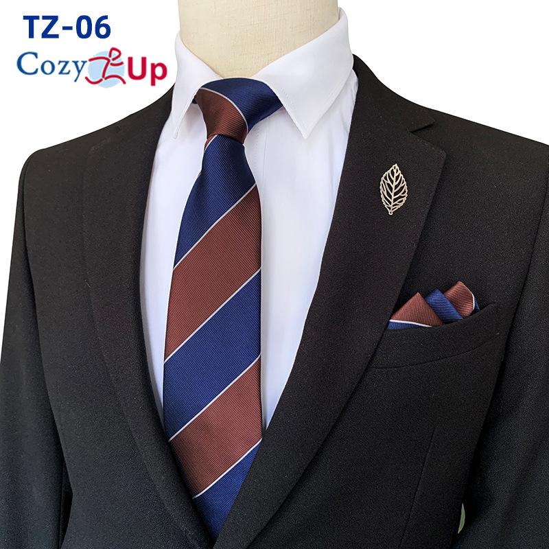 Conjunto de gravata de duas peças com flores para homens, listra, gravata, lenço de mão, paisley, xadrez, gravata
