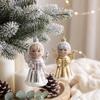 Glitter Detail Angel Doll Pendant Plastic Angel Hanging Decor  Christmas Tree Decor