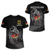 Deutschland German Germany 3D Print National Flag Eagle Unisex Men Women MMA Kick Boxing Muay Thai T Shirt Quick Dry Short Sleeve Streetwear Vintage