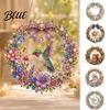 Festival Party Craft Ornaments DIY Faux Pearl Art Painting Suncatcher Kit for Adults Sun Moon Horse Butterfly Artistic Home Ornament Projects Forest