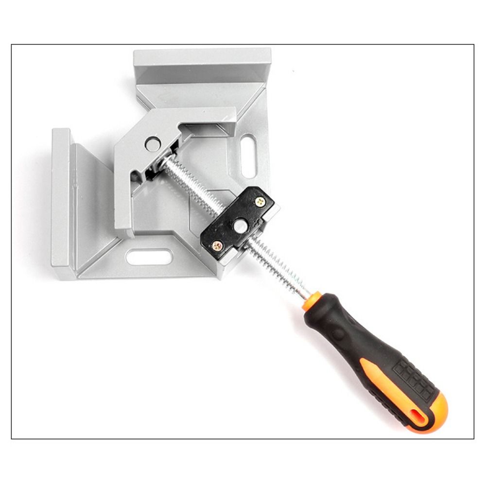 Aluminum Alloy 90° Swing Jaw Corner Clamp 68mm Max Clamping DIY Projects Right Angle Fixing Clip Woodworking Tool