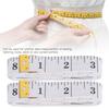 10Pcs 120-inch Body Measuring Tape White Tailor Tape Portable Soft Measuring Tape  For Weight Loss