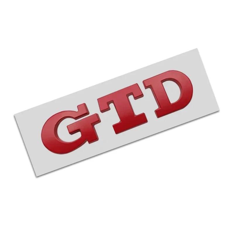 2025 Hot GTD Emblem 3D Metal Car Sticker Tailgate Badge Sticker Decal For Volkswagen VW Polo Golf 5 6 7 Passat Scirocco GTD Acce