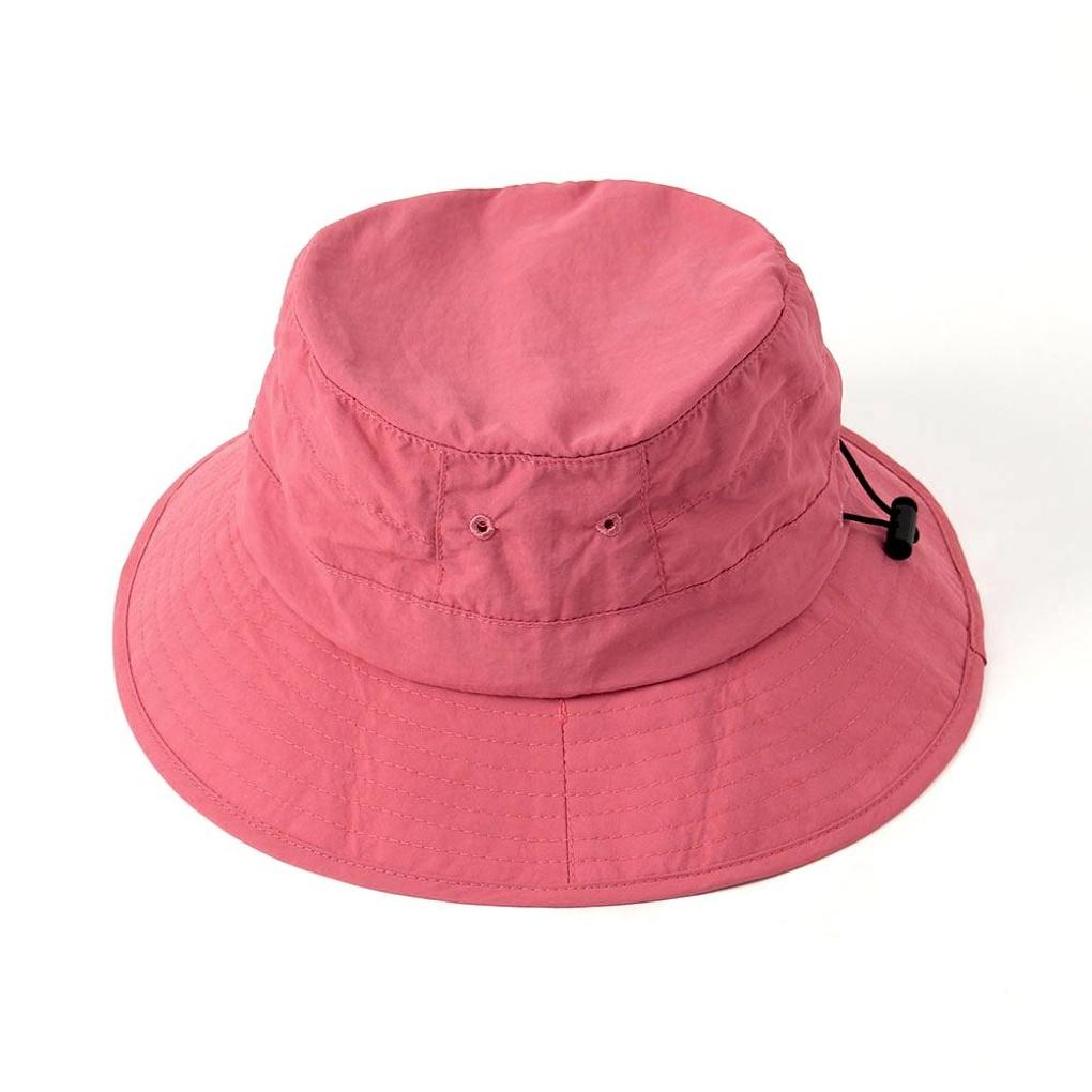 Foldable hiking hat (pink) UV protection bucket hat
