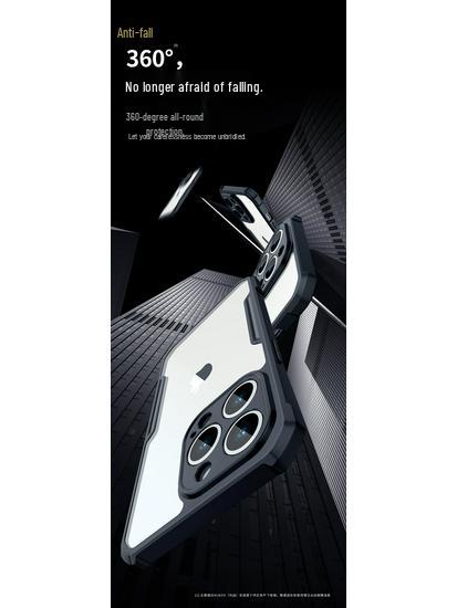 Silicone Anti-drop Full Coverage Protective Case for iPhone 14, 15 Pro, 16, 17 ProMax