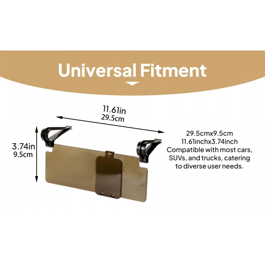 Car Sun Visor Extension Glare Protector for Most Cars Driving