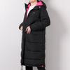 Puma Hooded Sports Warm Mid-Length Cotton Coat Women Coats Black 577708-01