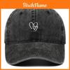 Classic Cotton Baseball Cap With Embroidered Letters For Casual Outdoor Wear