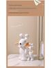Kreatives handgefertigtes Harz-Kaninchen-Tablett-Ornament zur Dekoration des Hauseingangs