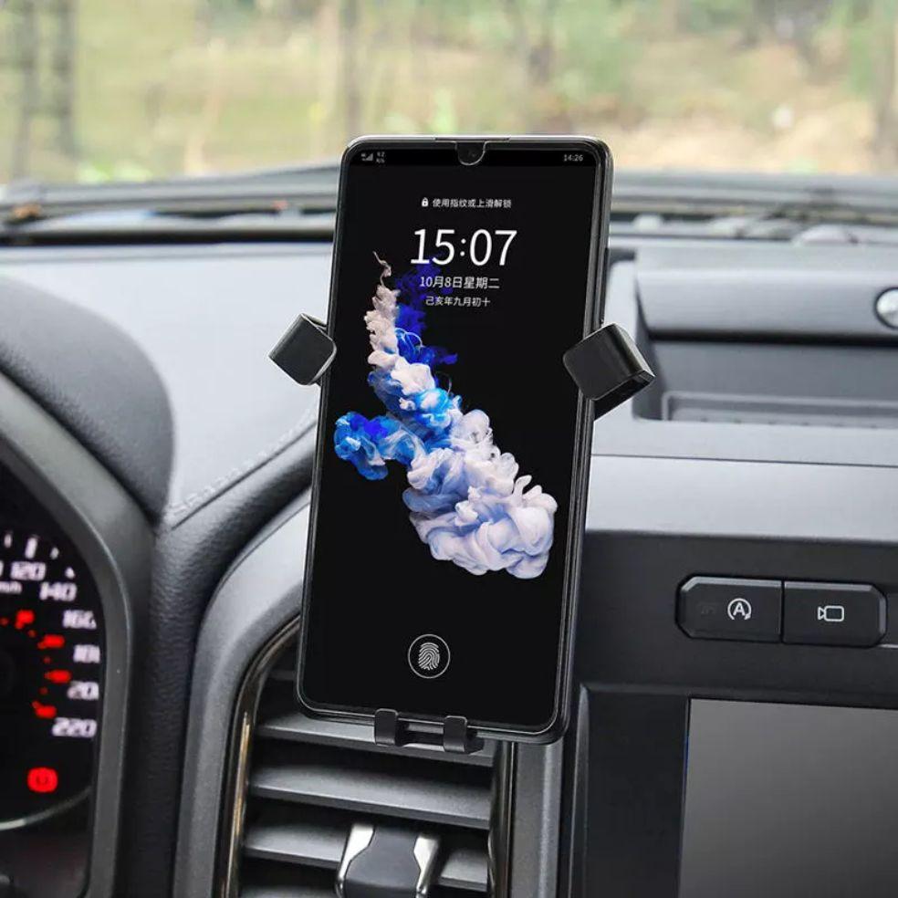 Support de téléphone portable pour Ford F150 Raptor 2022 2021 2020 2019 2018 2017 Support mobile à gravité pour aérateur Accessoires de montage