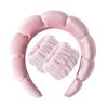 Vintage Velvet Cloud Hair Hoop for Women Girls Sponge Headband Wash Face Wristband Set Spa Bathroom Accessories