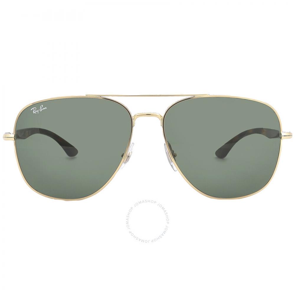 

Солнцезащитные очки унисекс Ray Ban Green Square RB3683 001 31 59