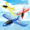 Luminous Foam Ejection Airplane Gun Toy for Kids - Outdoor Gliding Boomerang Model