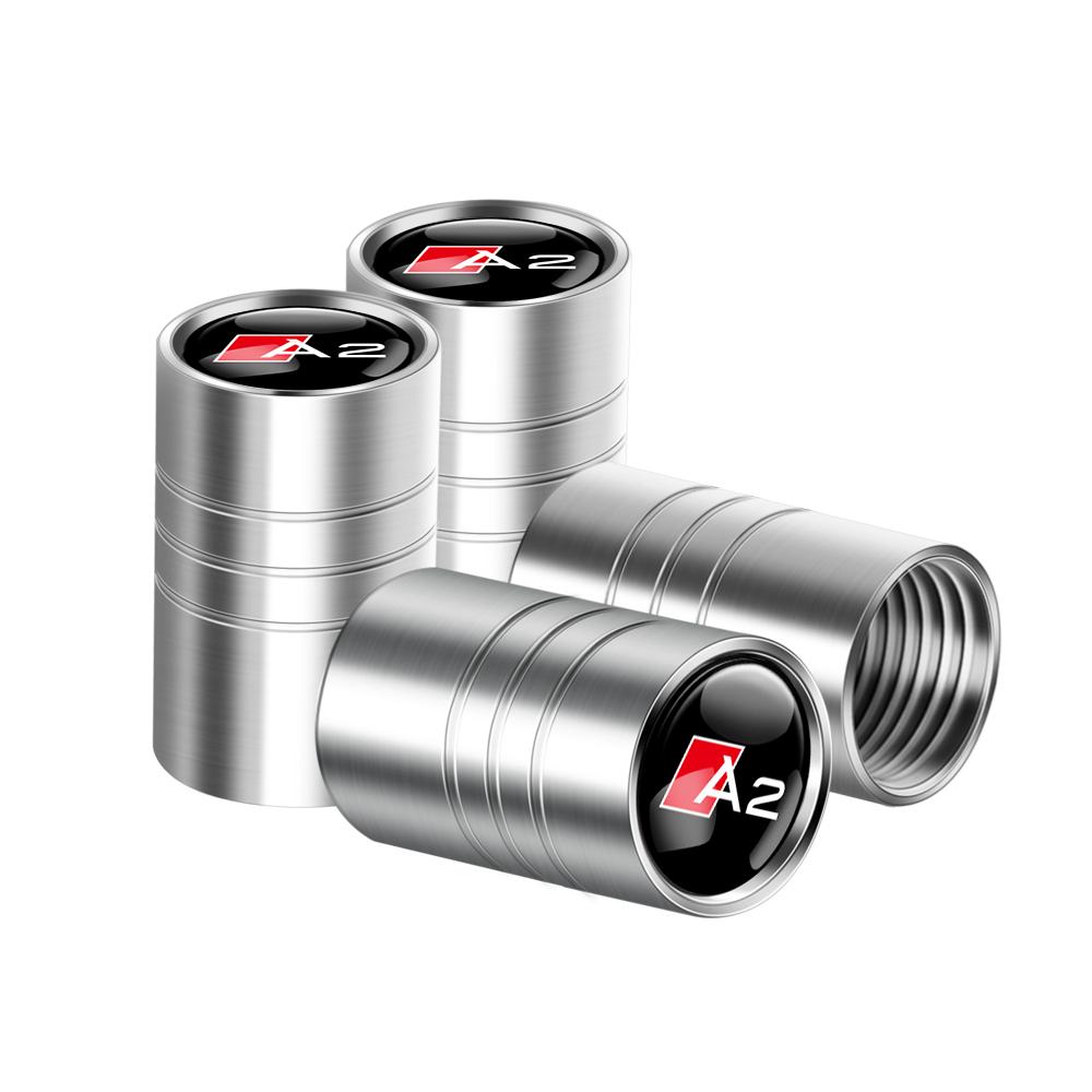 4pcs Metal Car Wheel Tire Valve Cover Stem Dust Protection Accessories for AUDI RS S SLINE quattro A1 A4 A3 A6 Q3 Q7 TT Q1 Q2