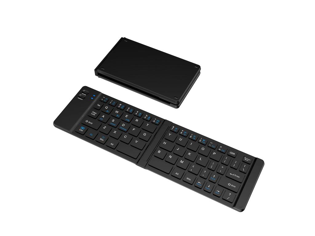 Folding Keyboard [Multi-Connection, 2.4GHz & Bluetooth] Multi-Pairing, Supports 3 Devices Simultaneously, Ultra-Lightweight, Type-C Rechargeable,