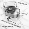 Xiyi 304 Stainless Steel Lunch Box with Lid & Cutlery Set