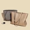 Tote Bag Simple and Fashionable Shoulder Bag Women's High-end Sense Large-capacity Commuter Bag Autumn and Winter Soft Leather Bag Wholesale