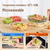 temeiju Disposable Plastic Lunch Boxes with Lids
