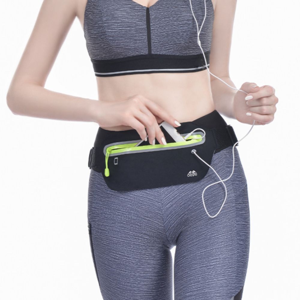 Close Fitting Sport Mobile Waist Bag High Elastic Sports Phone Bag Running Waist Bag Men Women