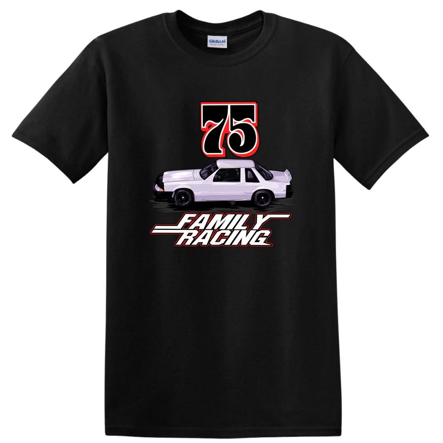 75 Family Racing Car T Shirt Graphic Tee for Motorsports and Car Lovers L