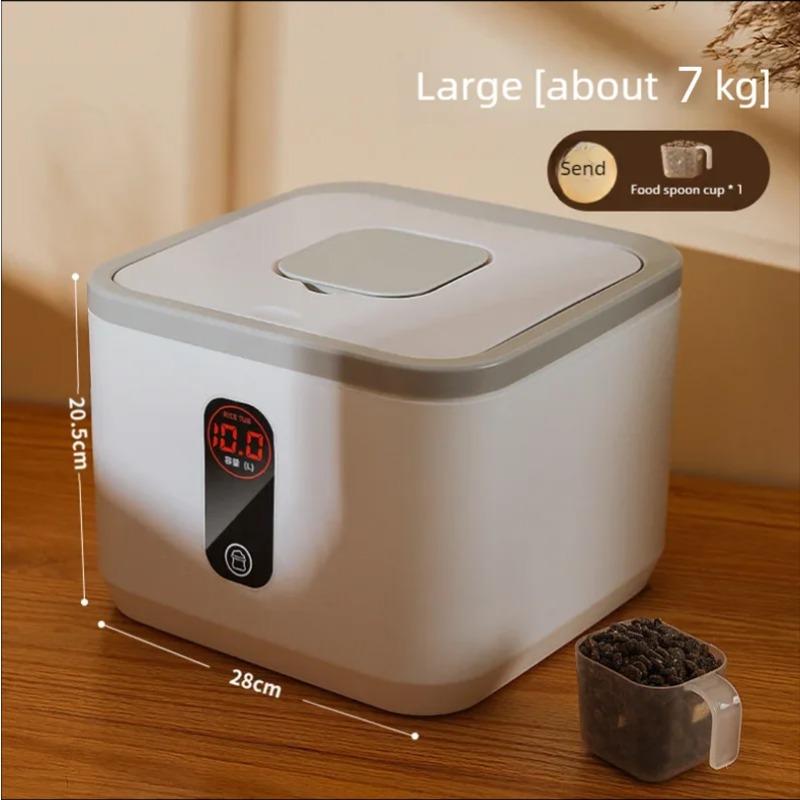 Recipient Depozitare Hrana Animale Stil Japonez Simplu Sigilat Recipient Hrana Caini Hrana Pisici Capacitate Mare Depozitare Gustari Borcan Sigilat