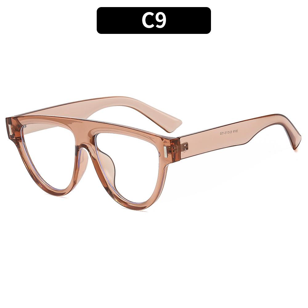 

New Fashion Wide Brim Sunglasses For Women Men Brand Designer Large Frame Trend Sun Glasses Outdoor Driving Fishing Shades UV400