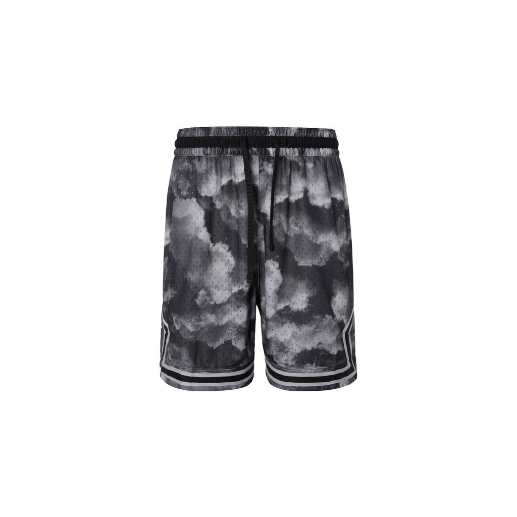 Jordan Diamond Print Breathable Casual Shorts Men Bottoms Black Grey FD7649-010