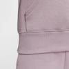Nike Sweatshirts Women's Light Gray Purple Hooded Moderate Regular HF6840-226