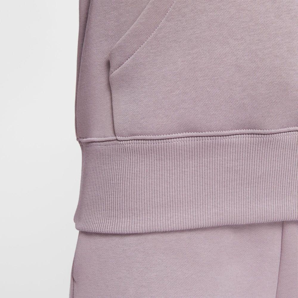 Nike Sweatshirts Women's Light Gray Purple Hooded Moderate Regular HF6840-226