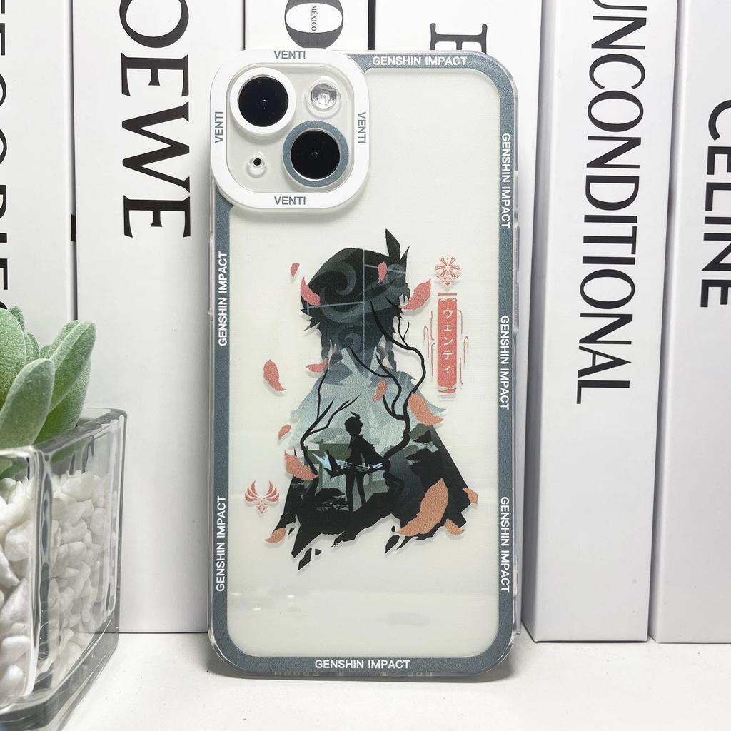 Genshin Impact Phone Case For iPhone 16 15 14 13 12 11 Pro Max Mini XS X XR SE 7 8 Plus HuTao Zhongli Raiden Shogun Xiao Funda