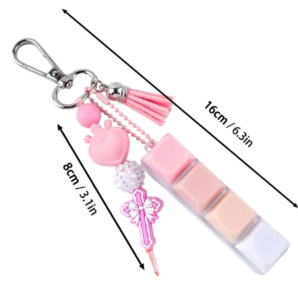 Soft Silicone Bead Bag Charm Fidget Press Button Stress Relief Toy Fidget Toy Gift For Girls